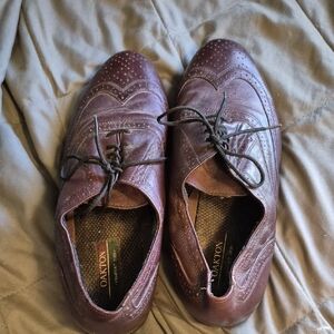 Oakton Comfort 2000 Brown Leather Oxfords size 13M